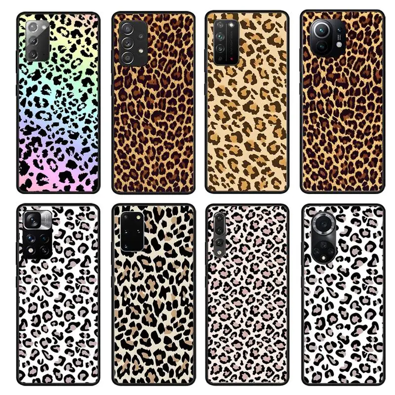Leopards Phone Case For Samsung Galaxy Note 5 8 9 10 20 Lite Plus Pro Ultra J4 J5 J 6 7 2016 Prime Funda |