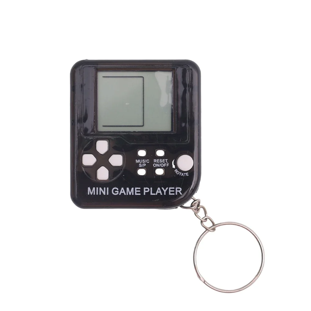 Portable Mini Pocket Classic Game Console Keychain Retro Handheld Game Machine Gift for Kids Video Game With Keyring Party Favor