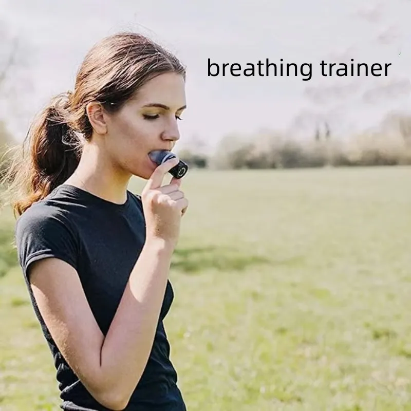 1/2pcs Breathing Trainer Exercise Lung Face Mouthpiece Respirator Fitness Equipment For Household Healthy Care Accessories breathing exerciser breathing trainer