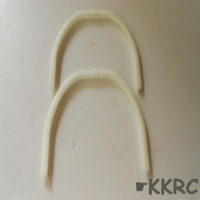 A pair Front wheel eyebrow For 1/14 Tamiya RC Truck car SCANIA R730 R470 R620 56323 56327 DIY parts 5