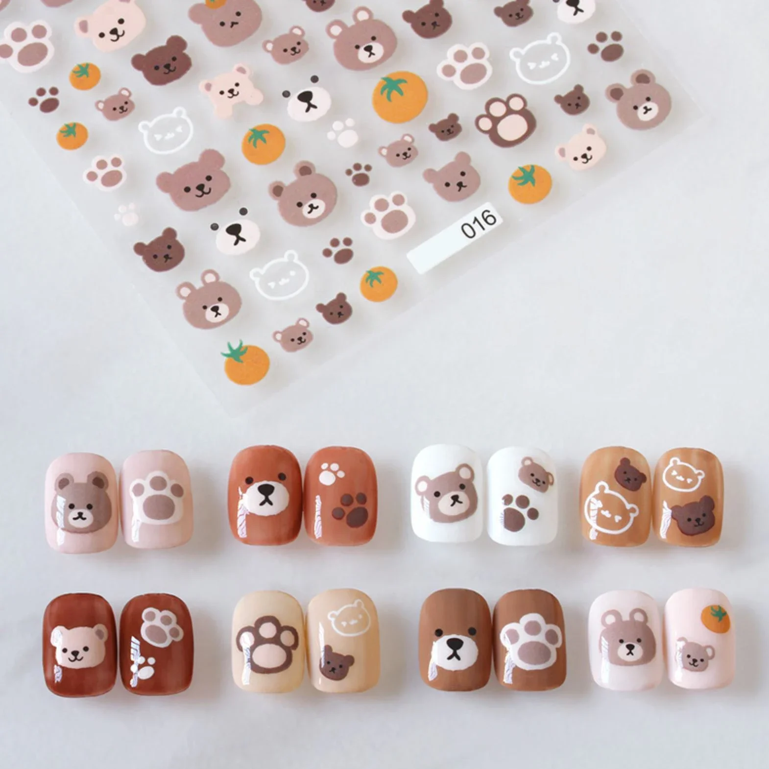 

Милые животные кролик щенок высокое качество 3D гравировка ногтей наклейки Дизайн ногтей