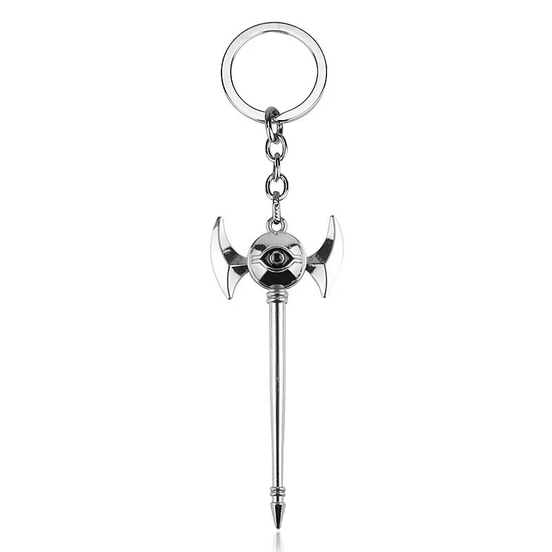 1pc funk zinc alloy millennium artifact tin rod game props keychain pendant