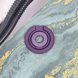 Dual - Sided Magnetic Tri - Fold Ring Phone Stand Holder - Portable Design (Light purple)