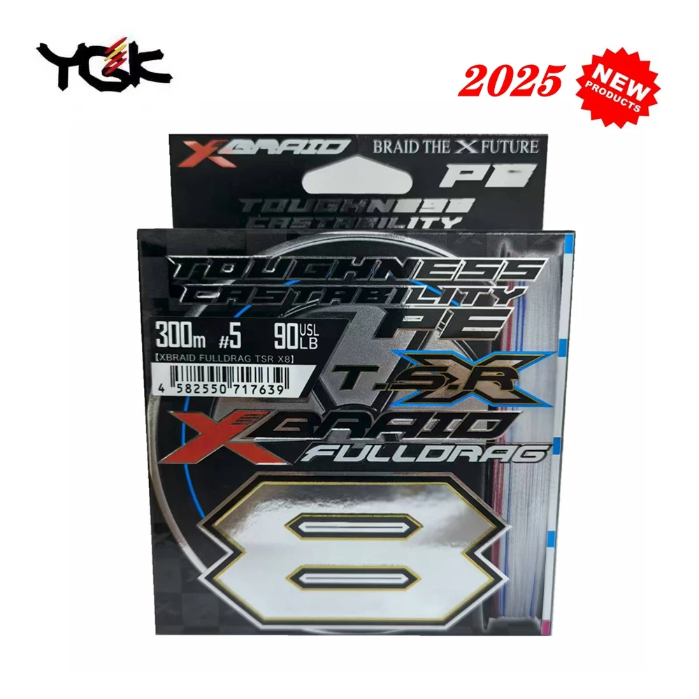 Original YGK X-BRAID FULLDRAG TSR X8 Fishing Line 100m/300m