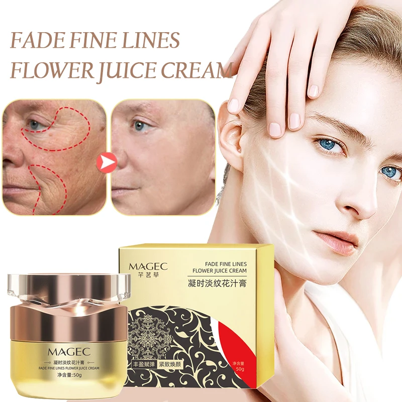 Effective Anti-Aging Anti-Wrinkle Face Cream Remove Wrinkles Neck Lines Firming Whitening Brightening Collagen Skin Care 50g