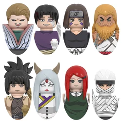 New style WM6154 Naruto Yakushi Kabuto Anime Mini Buliding Blocks Action Figures Assembly Toys Kids Birthday Christmas Gift
