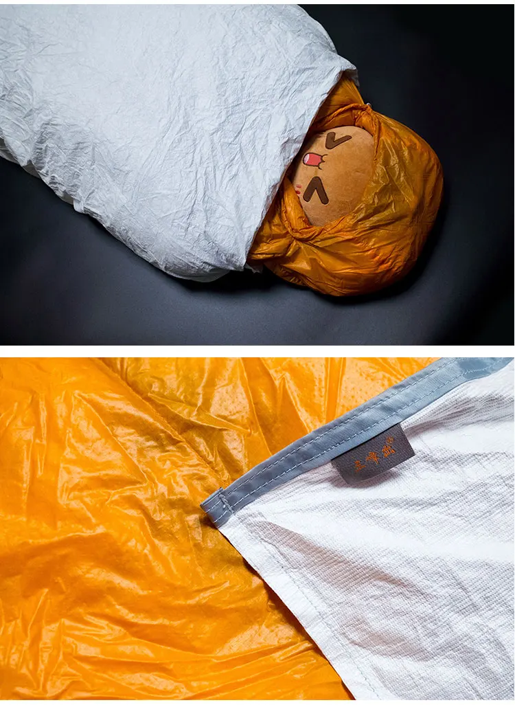 Description Picture 5 of item3F UL GEAR Upgrade TYVEK Sleeping Bag Cover Ventilate Moisture-proof Warming Every Dirty Inner Liner Bivy Sleeping Bags