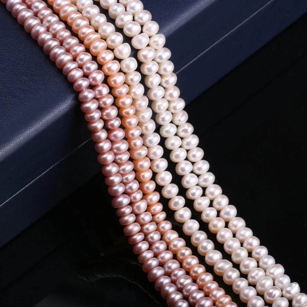 

Natural Freshwater Pearls Beads High Quality oblate Shape Punch Loose Beads for Jewelry Making DIY necklace bracelet Accessories