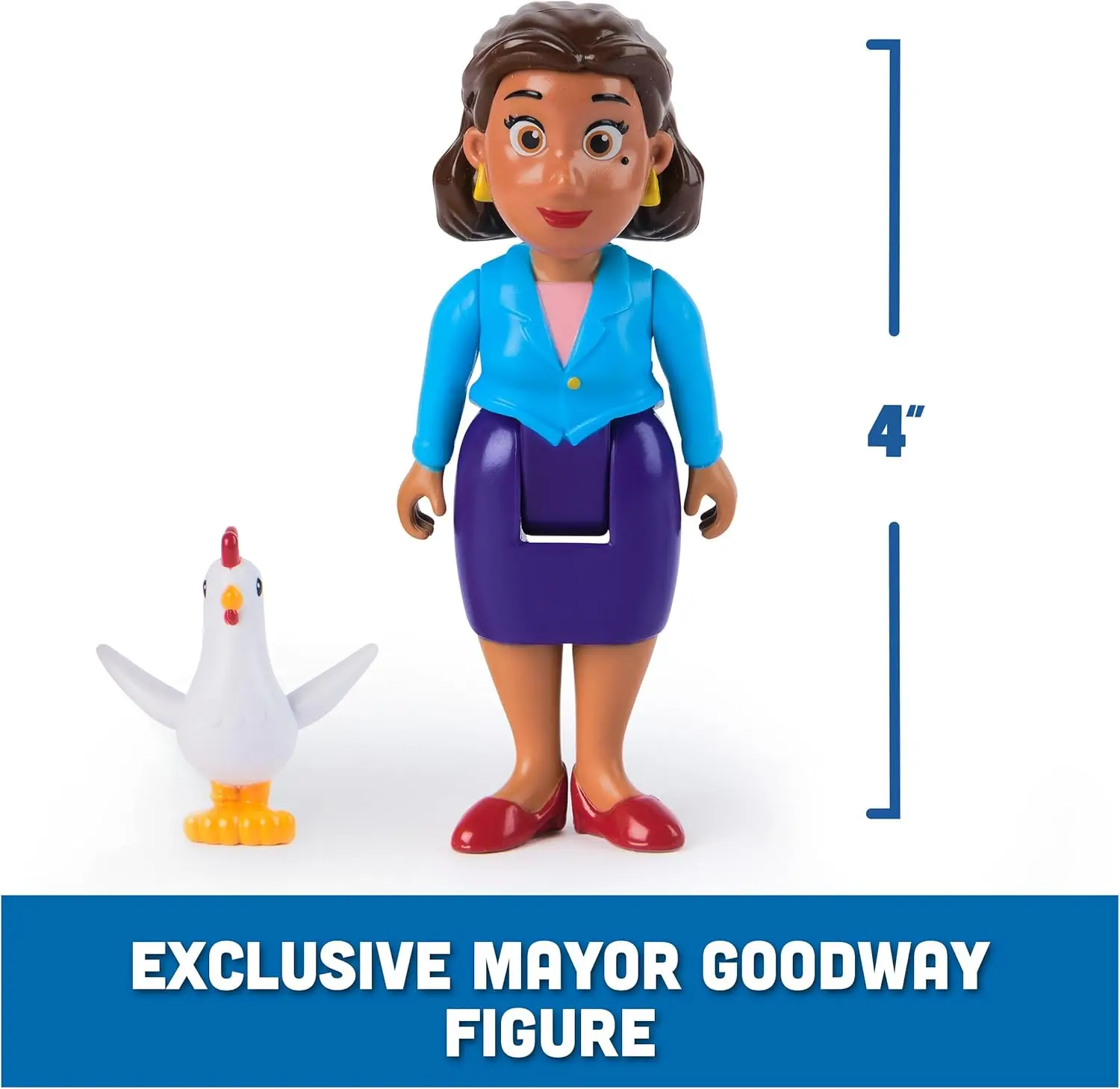 100% genuino Paw Patrol capitán turbo Mayor Goodway Chickaletta Humdinger Danny Yumi conjunto de figuras de acción niños