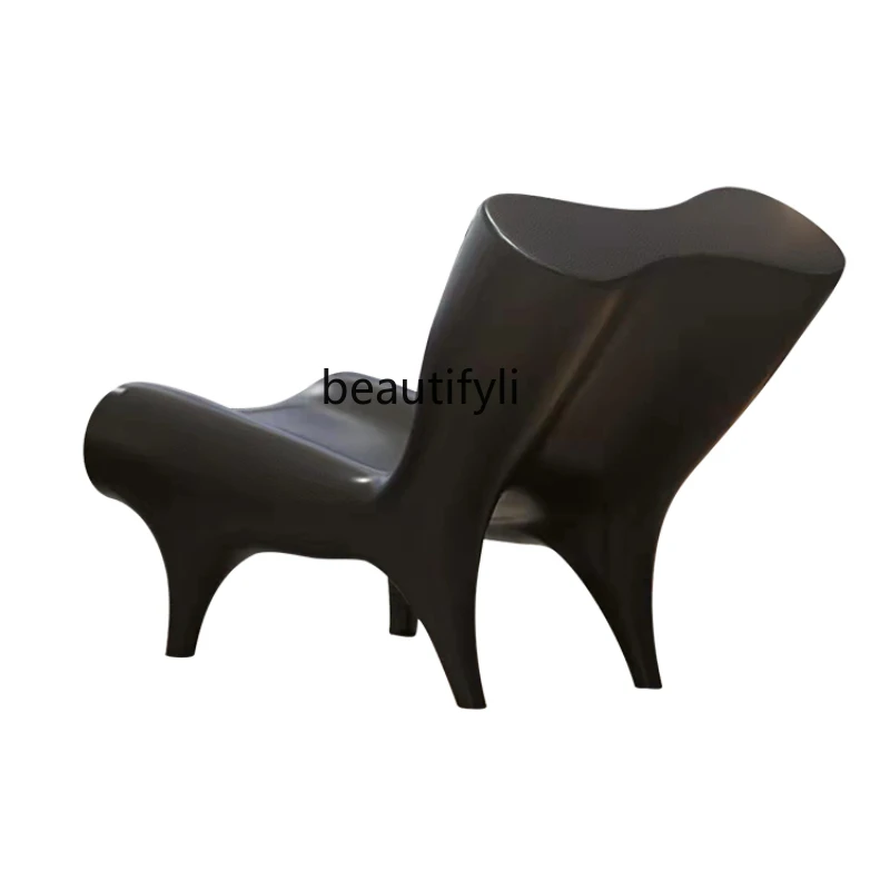 

yj Modern Designer Creative Fashion FRP Shaped Leisure Chair Recliner Living Room Villa Arm Chair