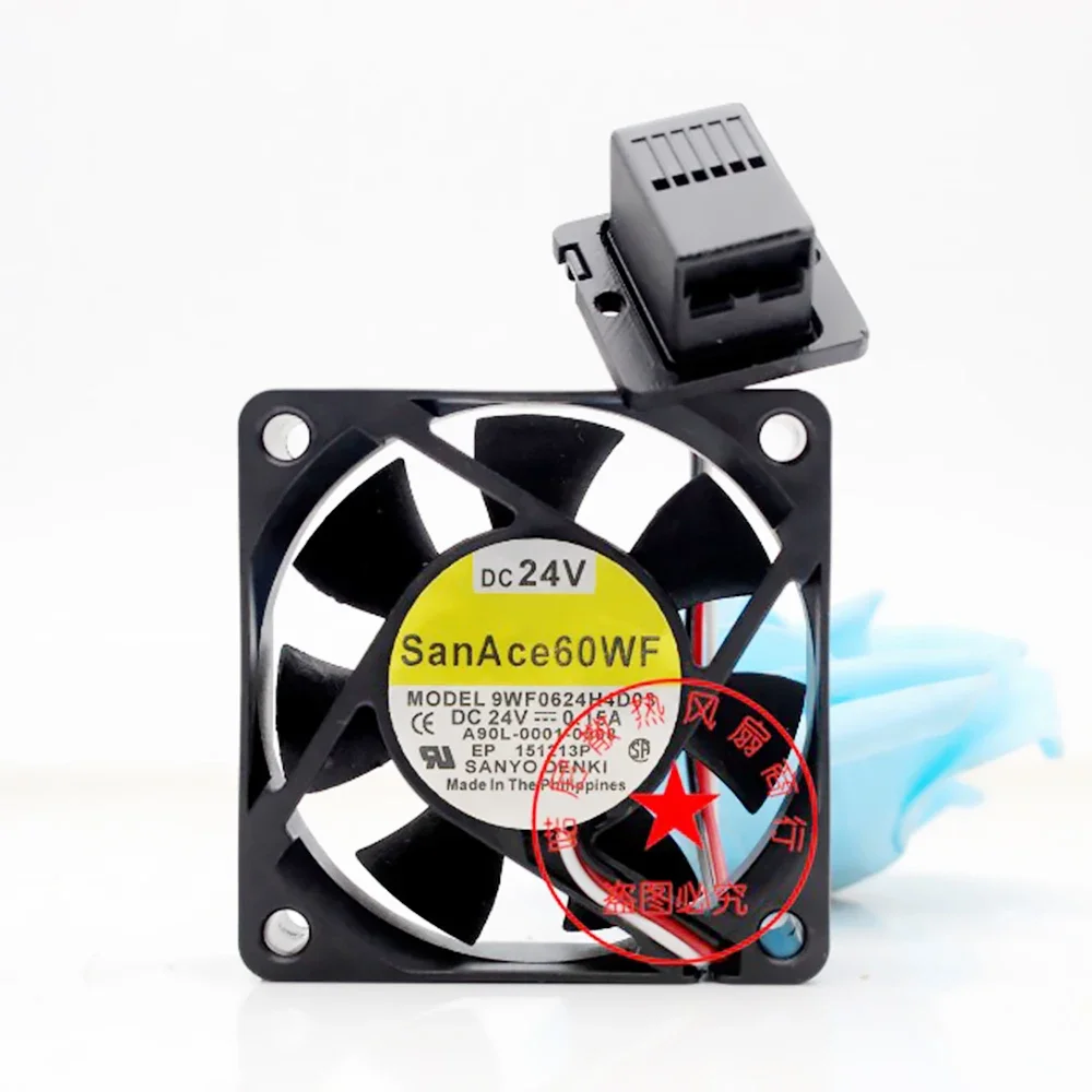 Охлаждающий вентилятор для Sanyo 9WF0624H603 6020 24V 0.15A A90L-0001-0576