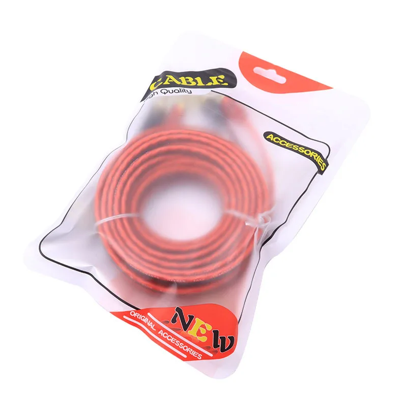 Car audio RCA cable amplifier 5m audio 2 Male to 2 male RCA wire cable car modification subwoofer signal