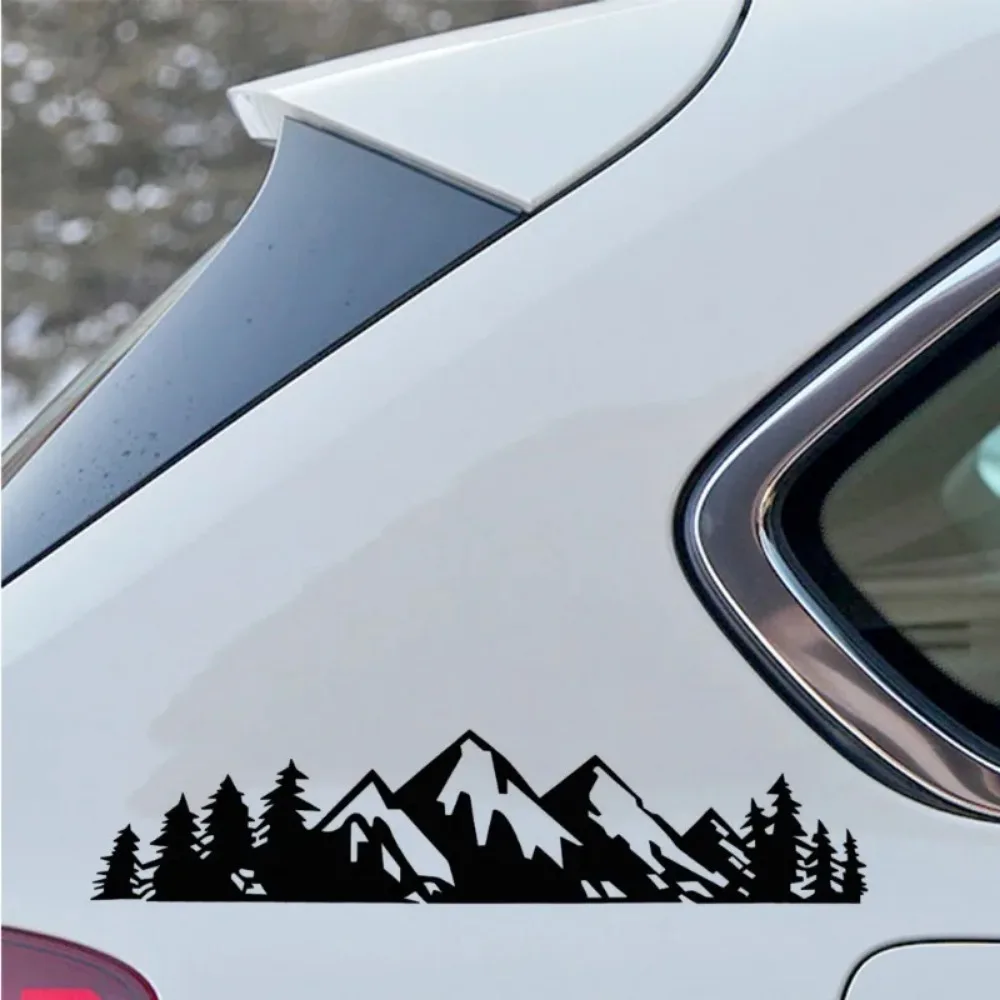 Car Exterior Stickers Forest Snow Mountain Styling Personalized Decals Car Fashion Decoration Stickers Decorative Accessories