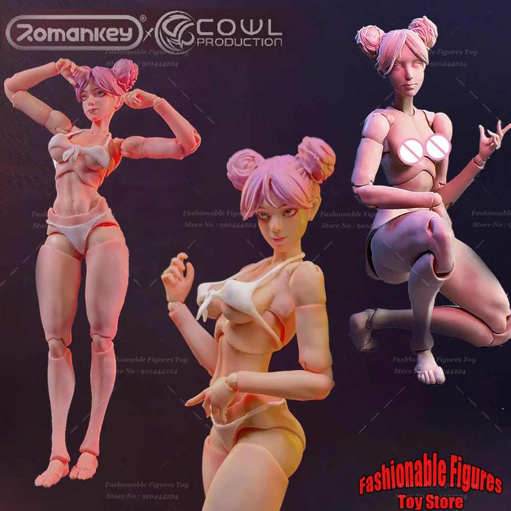 

Romankey X Cowl 1/12 Scale Super Flexible Kawaii Battle Anime Girl Joint Body Higher Playability 15.8Cm Action Figure Model