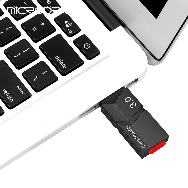 Microdrive 브랜드 마이크로 SD 카드 리더, 하이 퀄리티 속도 스마트 메모리 카드 리더, USB 3.0 미니 SD / TF 카드 리더, 무료 배송