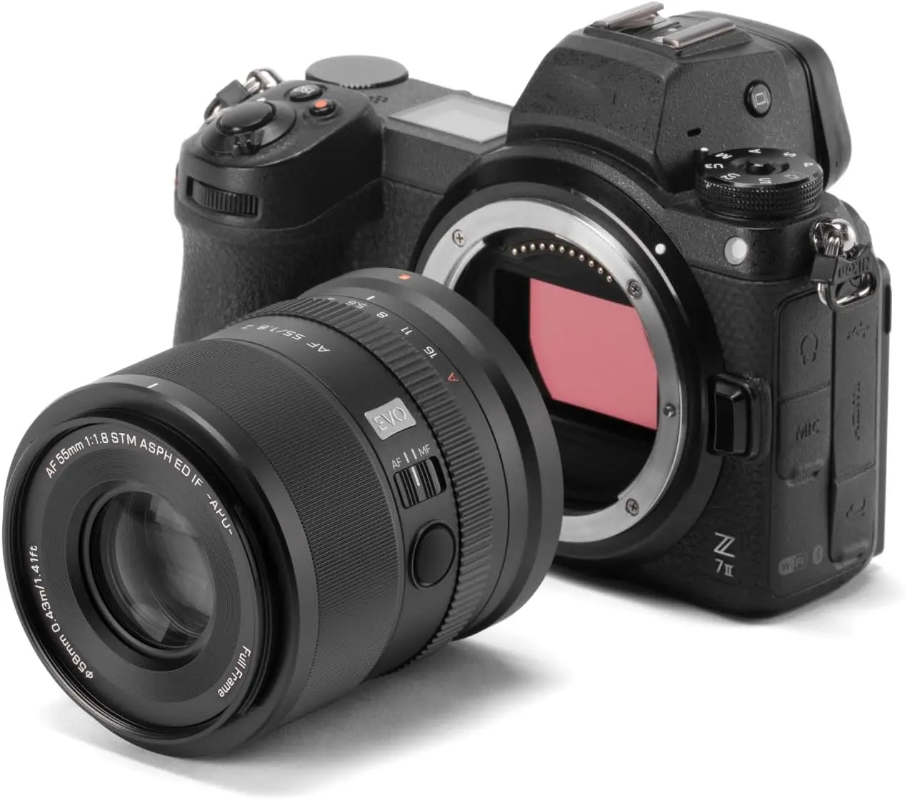 Viltrox 55mm F1.8 EVO AF 풀프레임 렌즈 (니콘 Z-마운트 카메라 Z30 Z50 Z50II ZFC Z5 Z5II Z6 Z6II Z6III Z7 Z7II Z8 Z9 ZF ZR 호환)