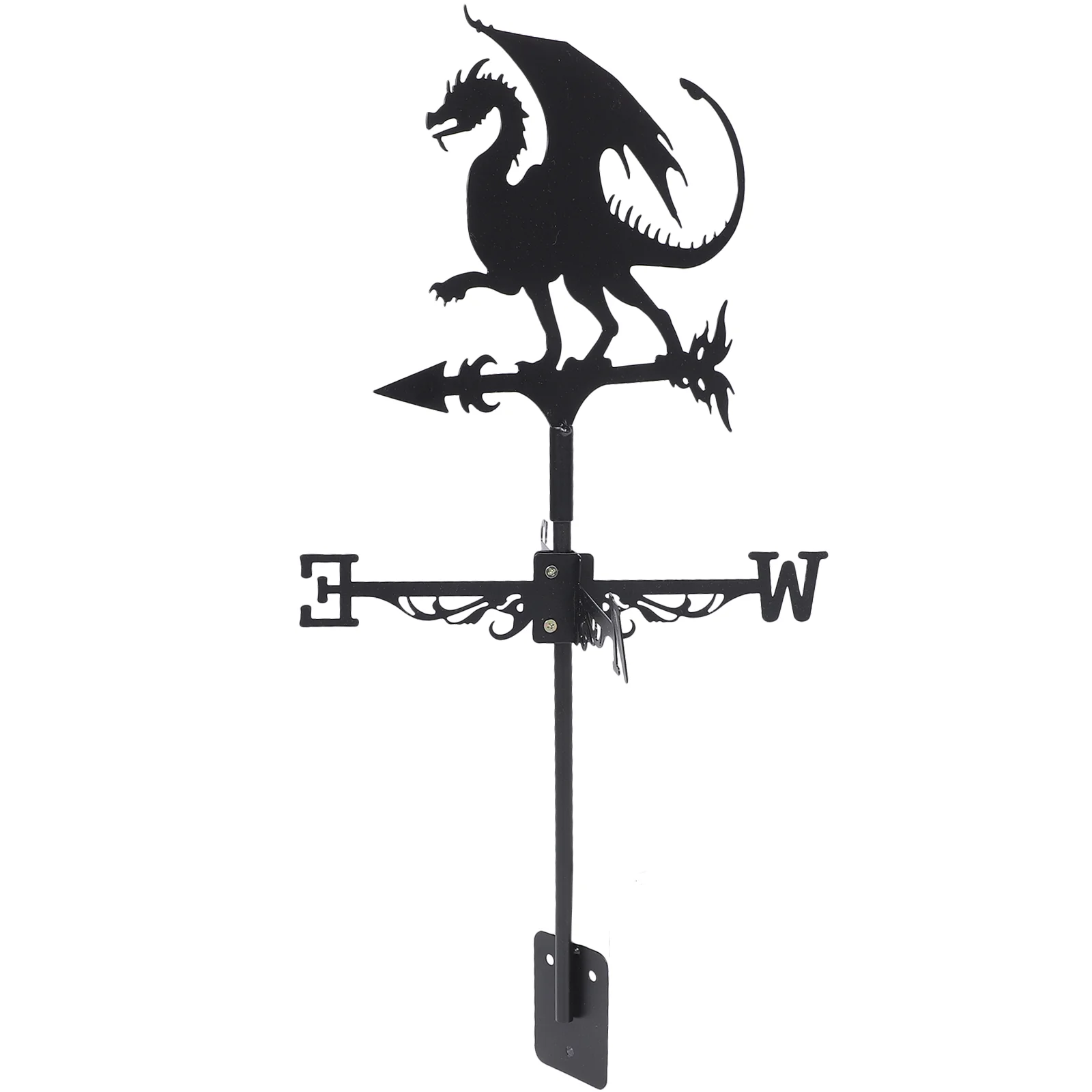 

Yard Decor Halloween Flying Dragon Farmhouse Weather Vane Roof Bracket Wind Direction Indicator Kit Outdoor Vintage