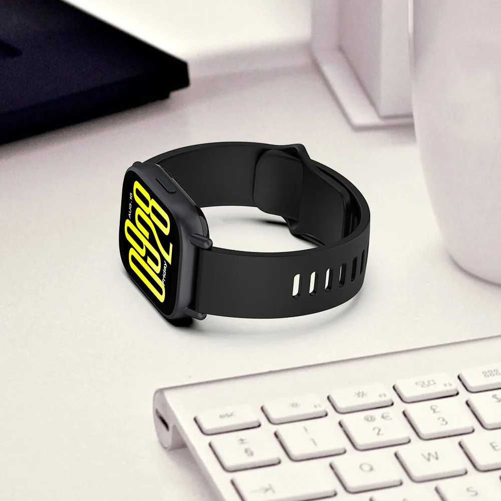 Enhanced Silicone Strap for Smartwatch - 22mm Sport Band Bracelet in Vibrant Colors