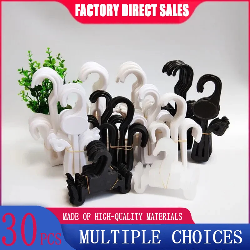 30Pcs Supermarket Slippers Hook Shopping Mall Shelf Display Cotton Slippers Sandals Flip-Flops Plastic Shoes Clip-On Shoes Hook