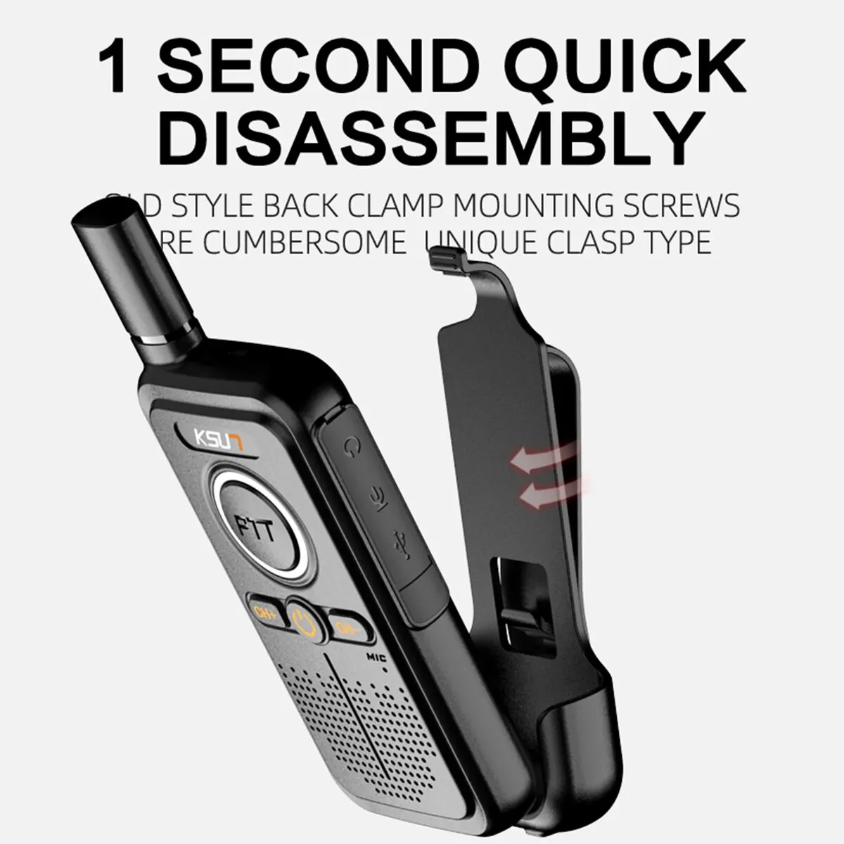 Рисунок 2 - Переносная рация KSUT LTPLUS 2 шт.