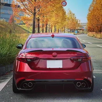 Spoiler Posteriore per Alfa Romeo Giulia Berlina 2015-2023, Alettone per Tetto e Bagagliaio, Accessori e Kit Carrozzeria