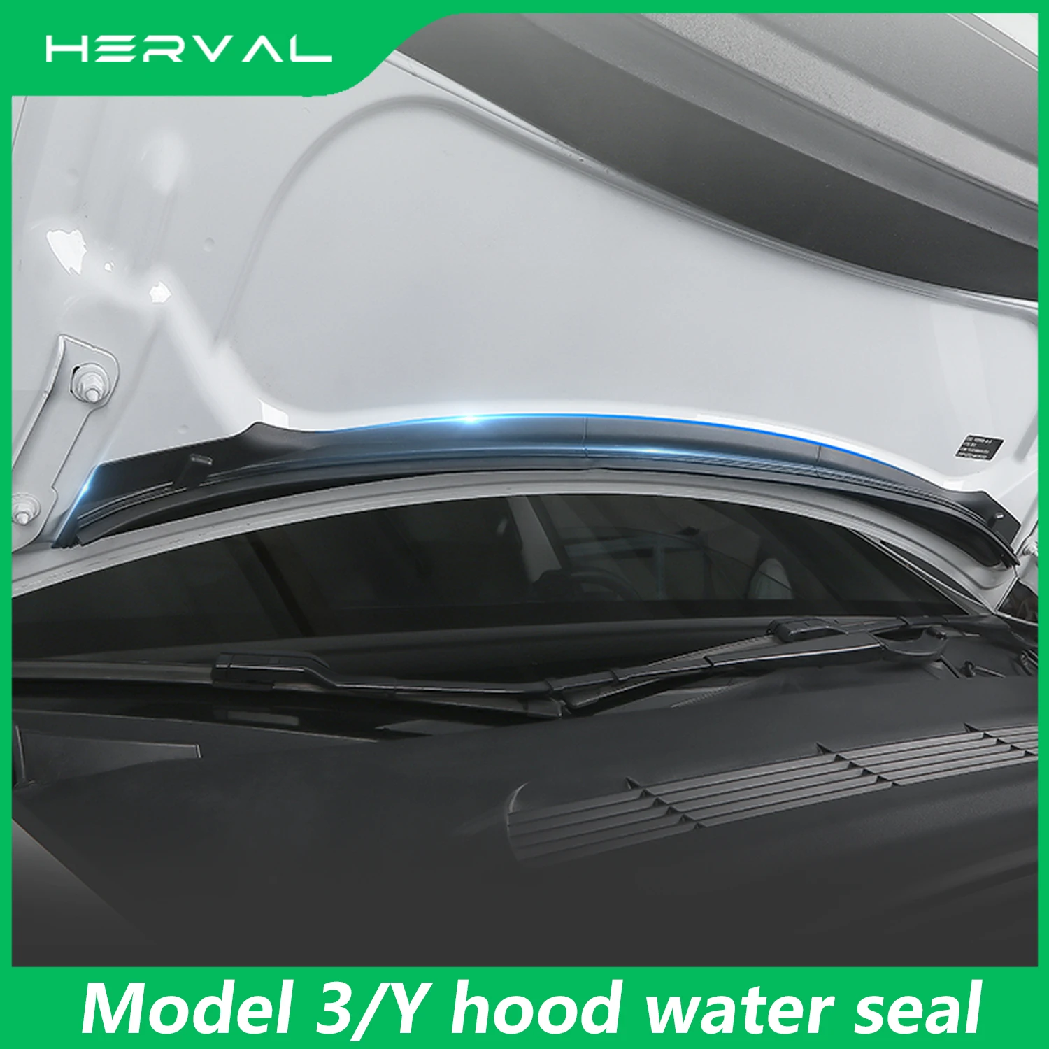 

Herval For Model Y 3 Hood Water Seal Front Trunk Rainproof Air Inlet Protective Cover Modification For Tesla Accessories