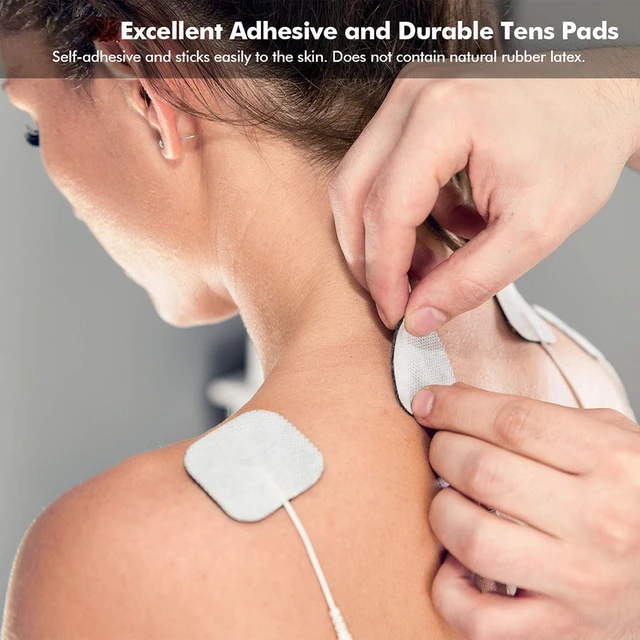 electrodos tens premium quality replacement tens gel pad for tens machine  pulse massager muscle stimulator therapy machine - AliExpress