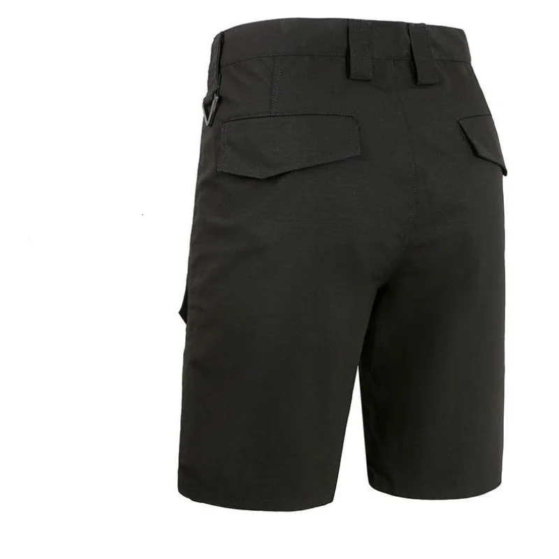 Summer Waterproof Tactical Men's Outdoor Loose Cargo Shorts Multi Pocket Training Commuter Army Speed Dry Casual Short 2023
