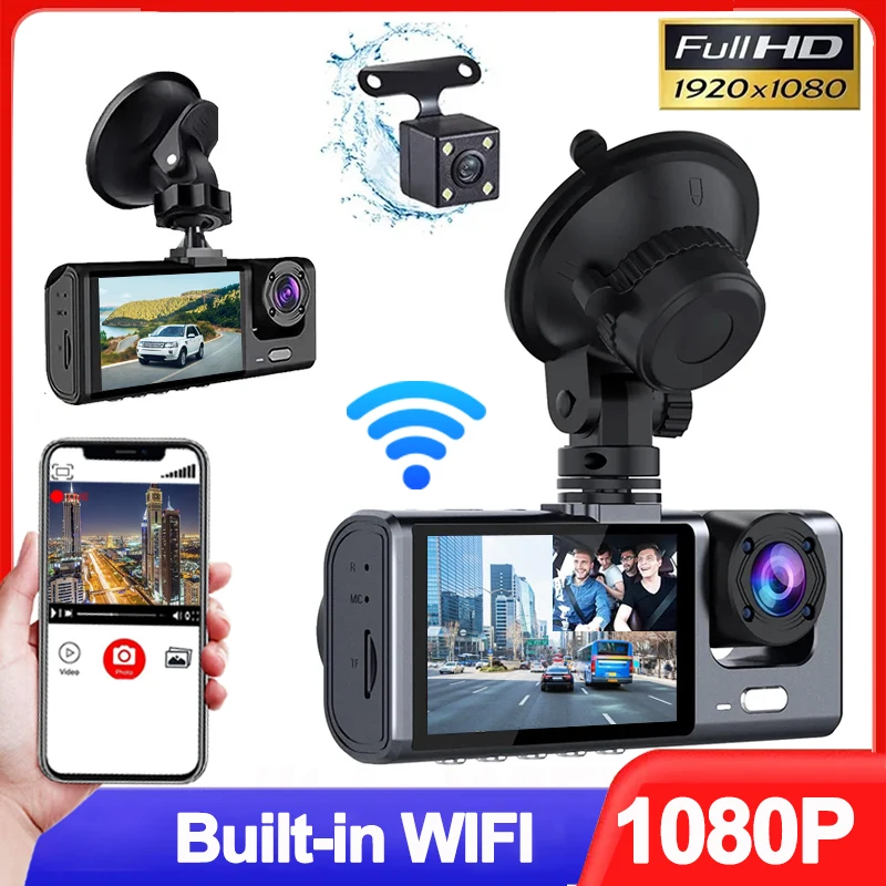Videocamera KIMISS Dash Cam FHD DVR Videoregistratore Dash Cam