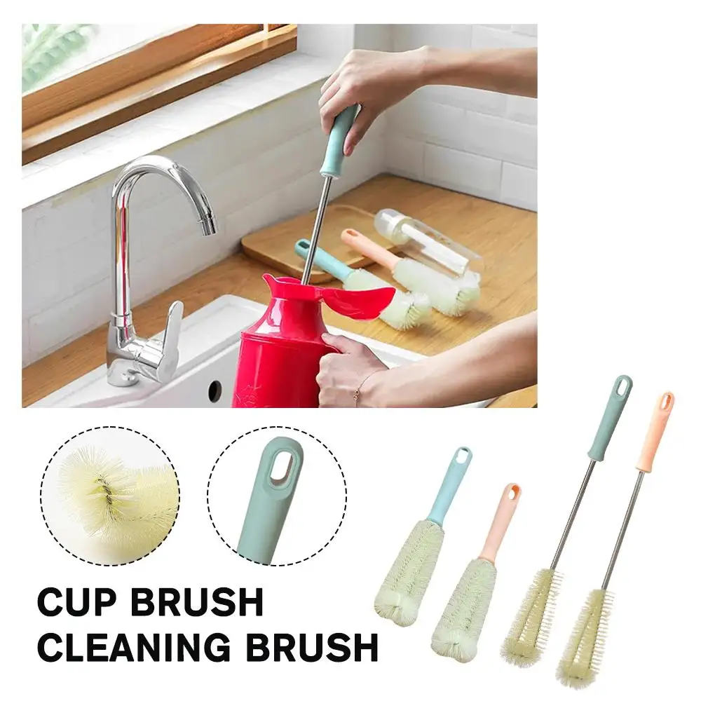 

Cup Brush Cleaning Handle Kitchen Drink Wineglass Bottle Bottle Glass Cleaner Hangable Gadgets Milk Artifact Cup Cleaning N7P9