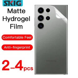 Matte Hydrogel Screen & Back Film Protector (2 - 4PCS) - Ultra Thin, Durable, Easy Application - 2PCS (For Galaxy S23)