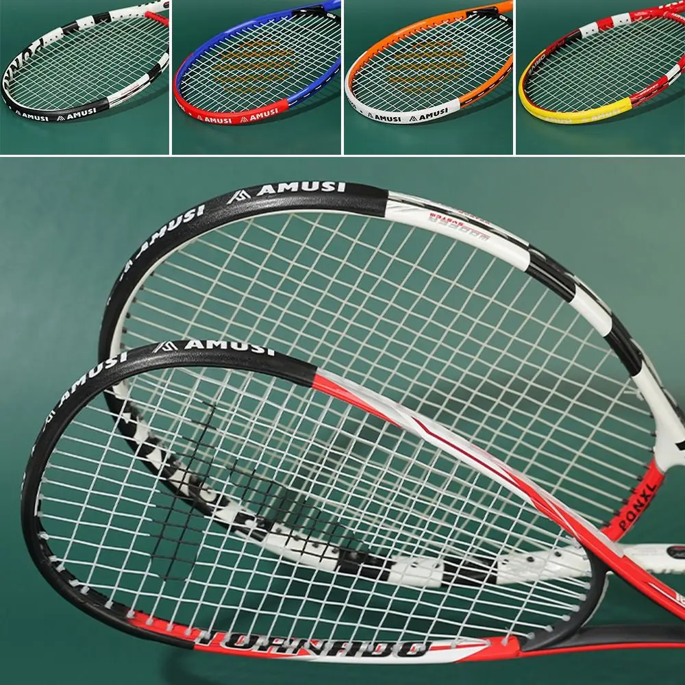 PU Tennis Racket Head Sticker Multicolor Reduce Impact and Friction Protective Sticker Sport Supplies Tennis tennis accessories