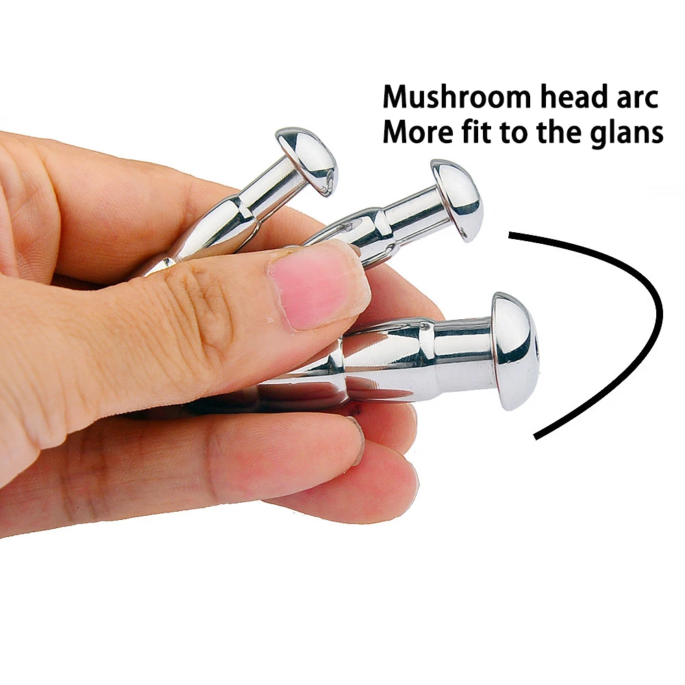 Penis Plug Sex Toys 10 sizes for Men Adult Game Stainless Steel urethral stimulator metal Urethral Dilator Masturbation