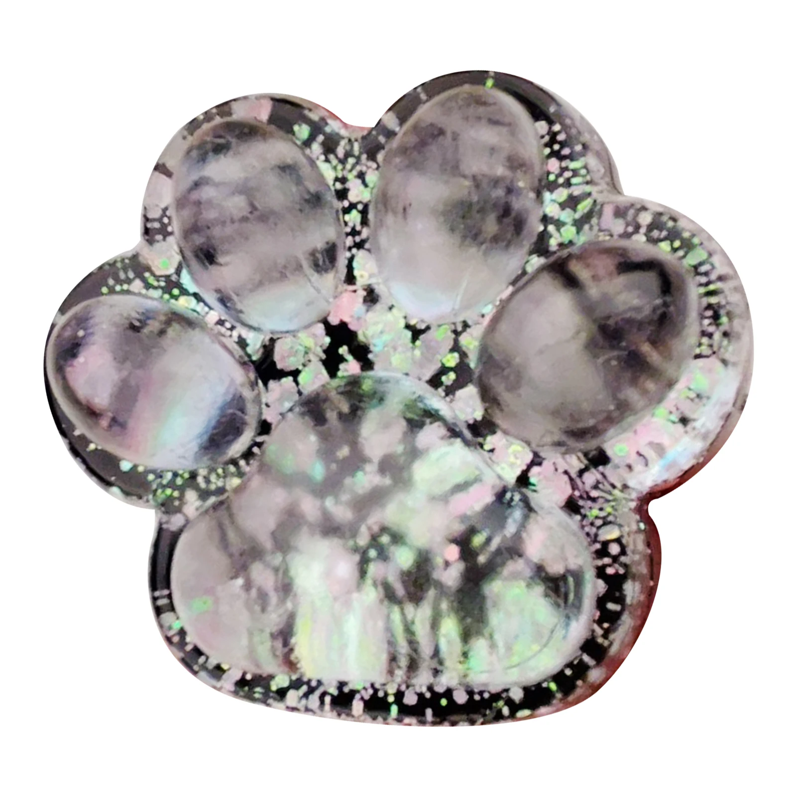 Cat Claw Squishy Fidget Toy Cute Sequin Squeeze Cat Claw Stress Relief Toy  Slow Rebound Pinch Decompression Cat Paw Squeeze Toy 5