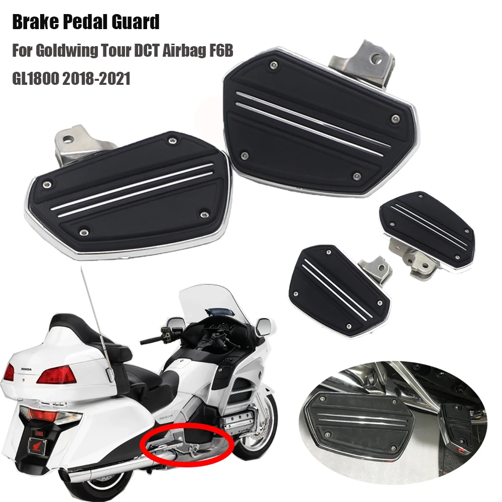 

Чехол для мотоциклетной хромированной педали тормоза для Honda Goldwing 1800 F6B GL1800 2018 2019 2020 2021 аксессуары для мотоциклов