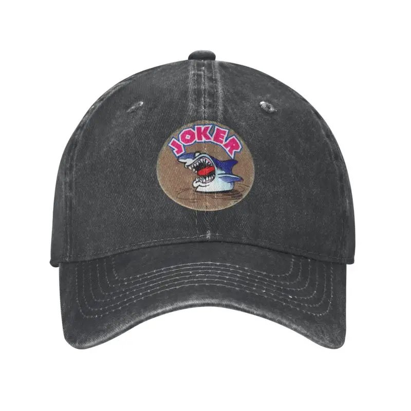 

Personalized Cotton Joker Shark Baseball Cap Women Men Breathable fierce marine animals Dad Hat Sports