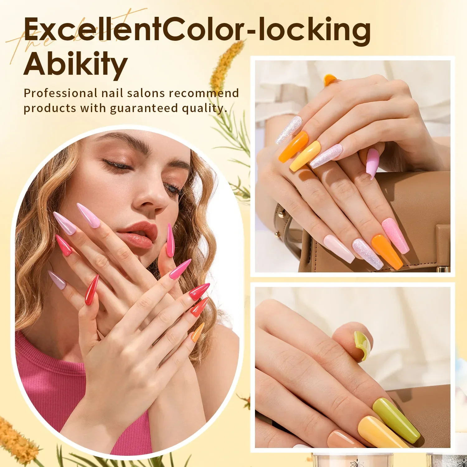 36 color Acrylic powder gift box set, used for 3D nail extensions, long-lasting beauty, giving mothers a high-end gift for GF 5