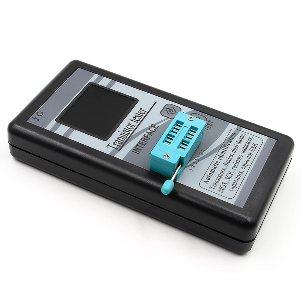 M328 Multi-F Transistor Tester 128*160 Color Screen Graphic Display Diode Resistance Inductance Capacitance MOSFET ESR LCR Meter