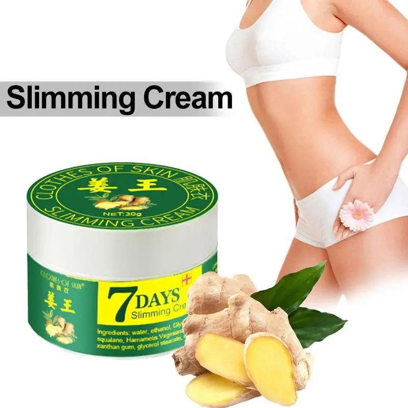 

Sdattor 30g Ginger Slimming Creams Leg Body Waist Effective Anti Cellulite Fat Burning 7 Days Weight Loss Slimming Cream