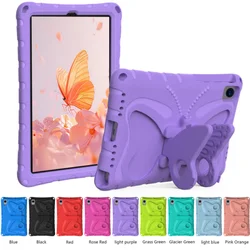 EVA Kids Cute Cartoon Butterfly Tablet Case with 3D Stand - M10FHD Plus TB - X606F (Light purple)