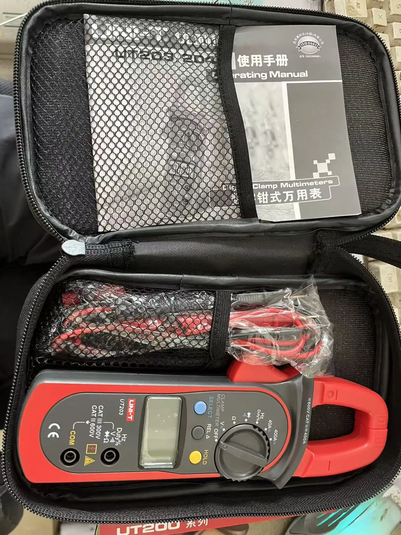 UNI-T UT203 UT205 UT209 UT61A UT55 플러스 클램프 미터 디지털 테스터 전문가용 볼트미터 플라이어 전류계 전기 멀티테스터