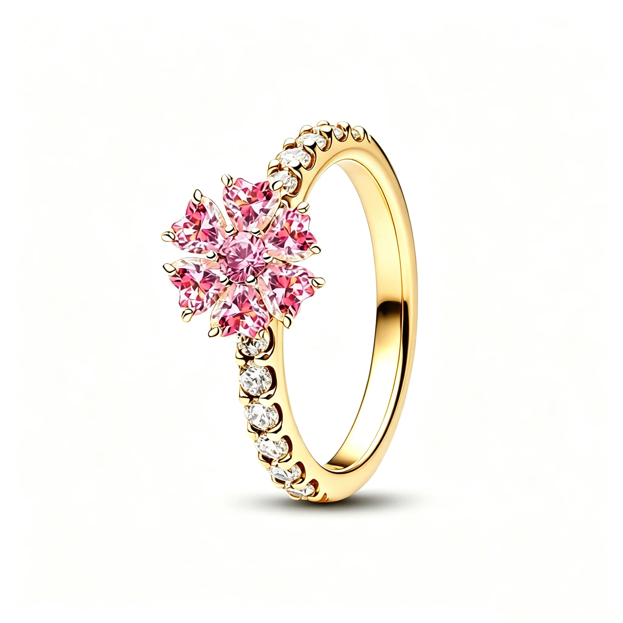 Elegant 925 Silver Zircon Bow Ring – Shimmering Fine Jewelry Gift