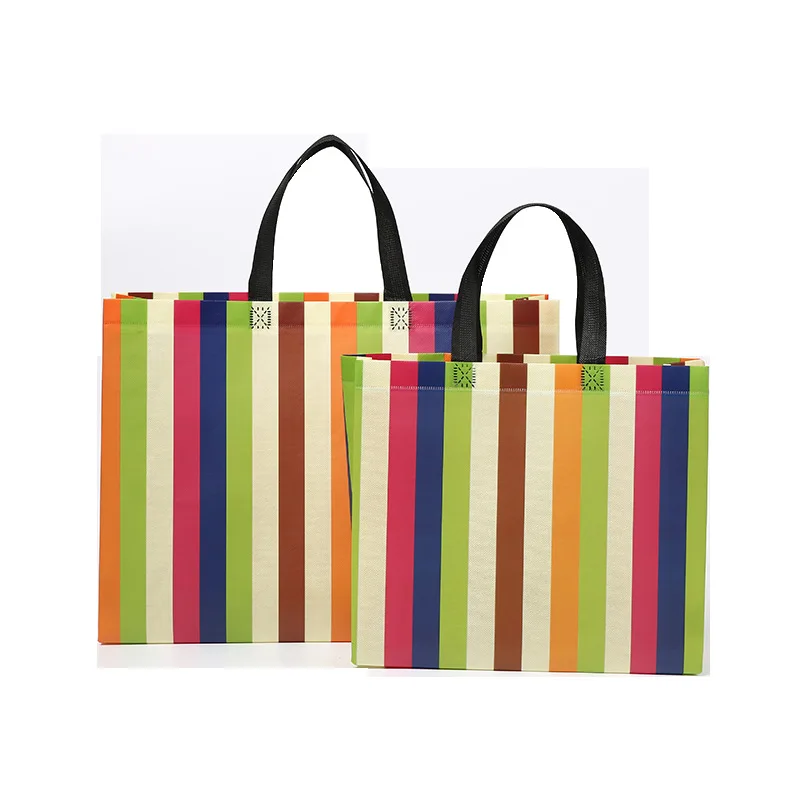 

New Women Foldable Shopping Bag Reusable Eco Tote Pouch Large Non-woven Shopper Bags Canvas Travel Grocery Storage Handbag S/L