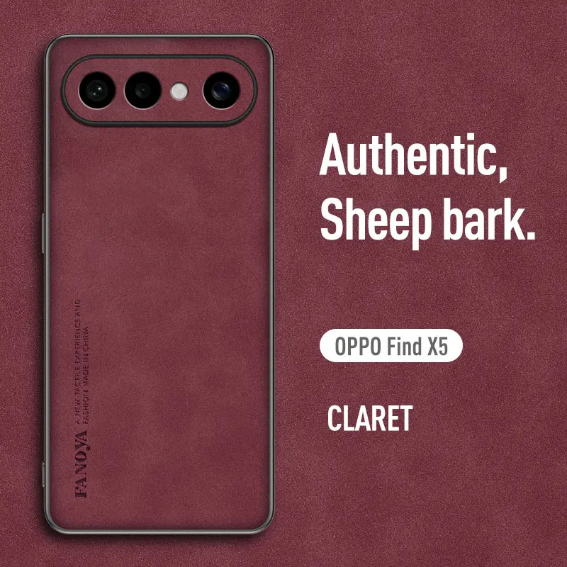 Leather Shockproof Phone Case - Skin-Friendly Protective Cover