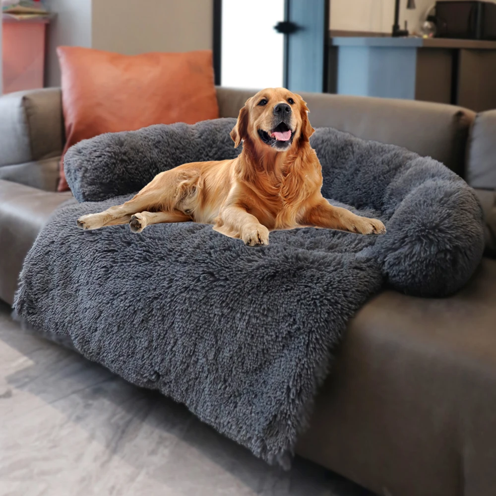 Plush Pet Bed Sofa Cover 1