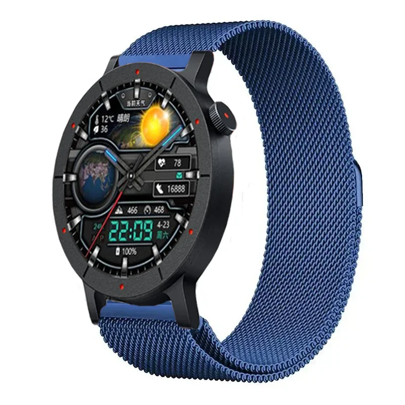 Milanese Magnetic Bracelet Sport Wristband – Breathable 22mm/20mm Strap