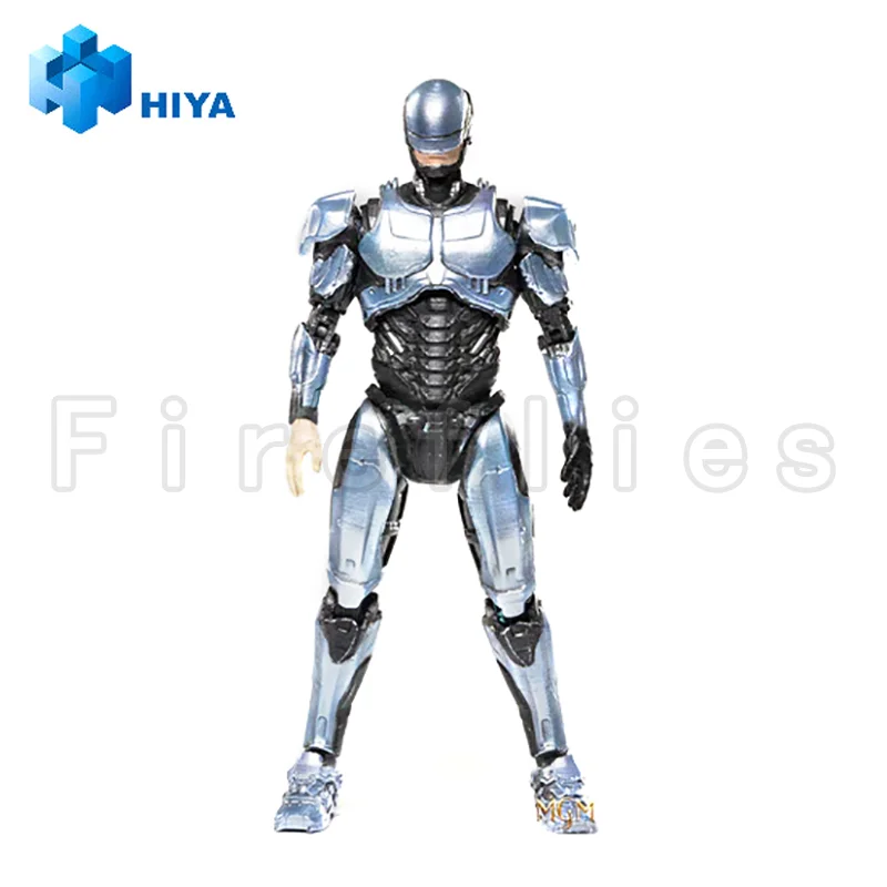 1/18 Hiya Action Figure Exquisite Mini Series Robocop 2014 Robocop Silver Anime Collection Model Toy Spedizione Gratuita