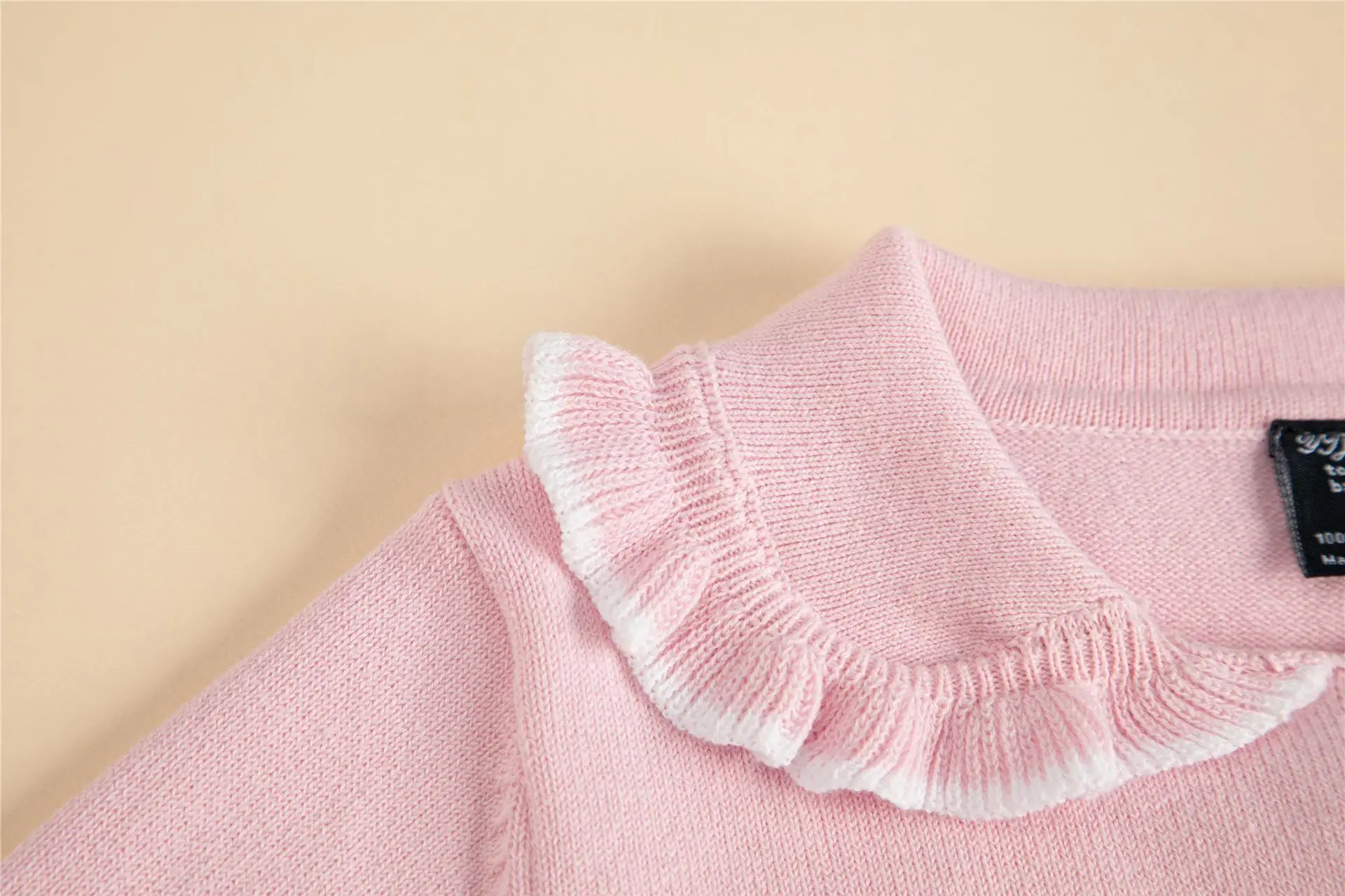 0-4yrs Kids Cardigan Sweater Little Girls Blue Jacket Casual Pink Cotton Girl Baby Coat 1 2 3 4 Years Old Kid Clothes 225440
