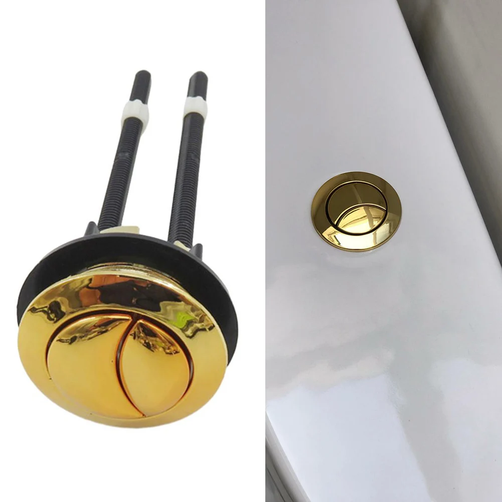 Description Picture 6 of item38mm Gold Toilet Tank Button Bathroom Toilet Push Button Single Button Toilet Old-fashioned Water Tank Cover Accessories