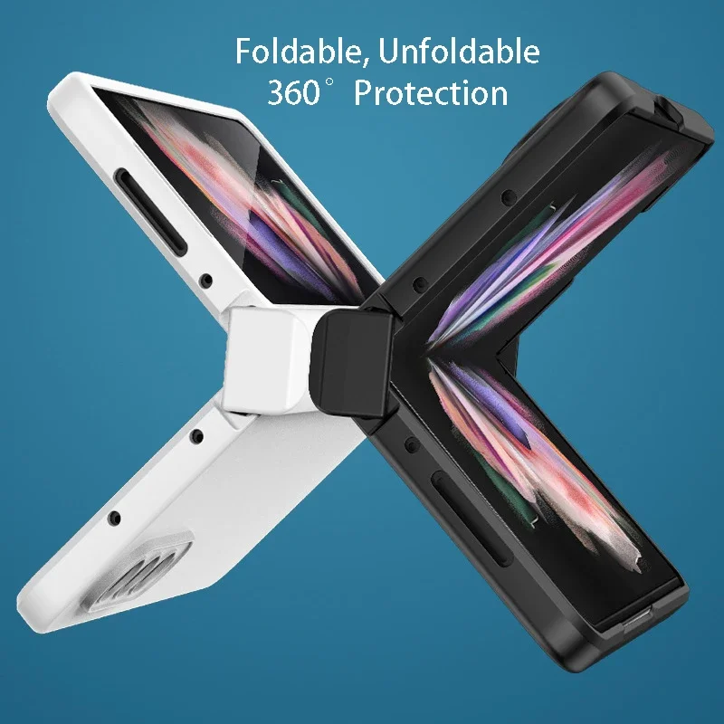 Ultra Thin Folding Shockproof Case - 360° Full Protection Candy Color Hard Cover